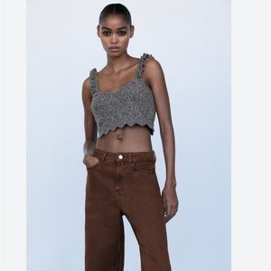 ZARA / Sweater tank - S